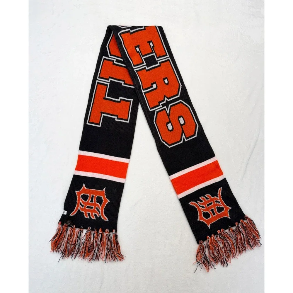 Detroit Tigers Breakaway Knit Scarf Navy 47 Brand MLB Gear Adult 7